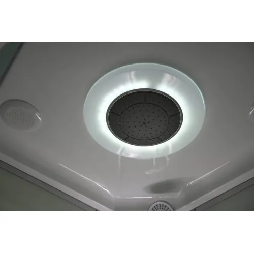 Душевая кабина AvaCan C3010/3080/3090 средний поддон, Цвет стекла: матовое, Цвет профиля: Хром, Тип поддона : Средний, Выбрать размер: 100х100, Внешний вид: Гидромассаж + электрика, Наличие крыши: есть, изображение 40