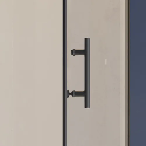 Душевая дверь RGW HO-011B, Цвет стекла: прозрачное, Цвет профиля (вариация): Черный, Выбрать размер: 60, изображение 16