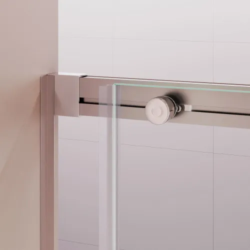 Душевая дверь RGW LE-12, Цвет стекла: прозрачное, Цвет профиля (вариация): Хром, Выбрать размер: 100, изображение 26