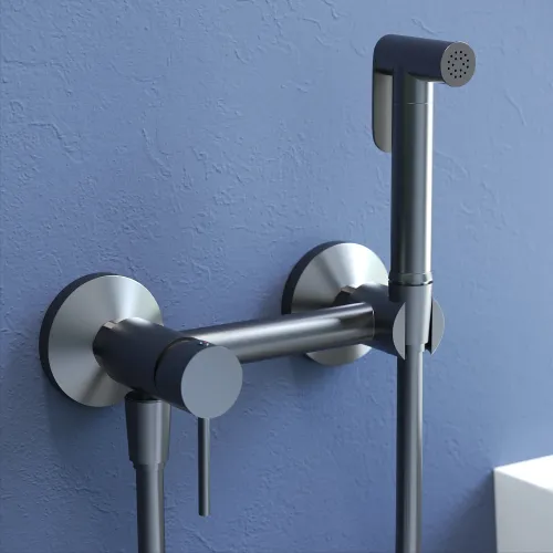 Гигиенический душ со смесителем RGW SP-215Gr, Выбрать цвет: Никель, изображение 15