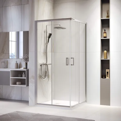 Душевой уголок RGW PA-39, Цвет профиля (вариация): Хром, Выбрать размер: 100х100, изображение 4