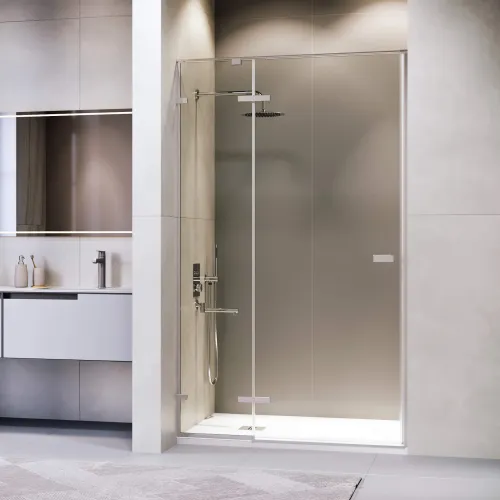 Душевая дверь RGW SV-004, Цвет стекла: прозрачное, Цвет профиля (вариация): Хром, Выбрать размер: 120, изображение 5