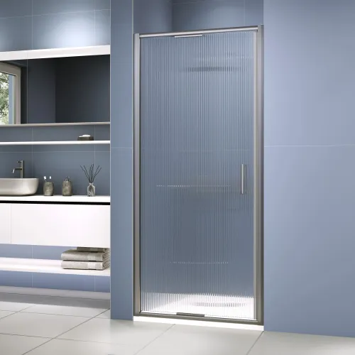 Душевая дверь RGW SV-05-Gr Серый/Ribbed, Цвет стекла: ребристое, Цвет профиля (вариация): Серый, Выбрать размер: 100, изображение 11