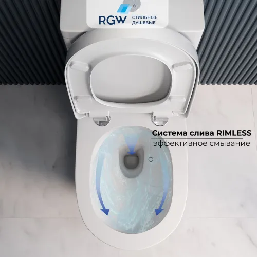 Унитаз с бачком напольный RGW SW-03, изображение 59