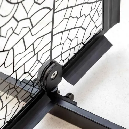 Душевой уголок AvaCan PB 90/100 MT, Цвет стекла: матовое с рисунком, Цвет профиля: Черный, Выбрать размер: 90х90, изображение 34