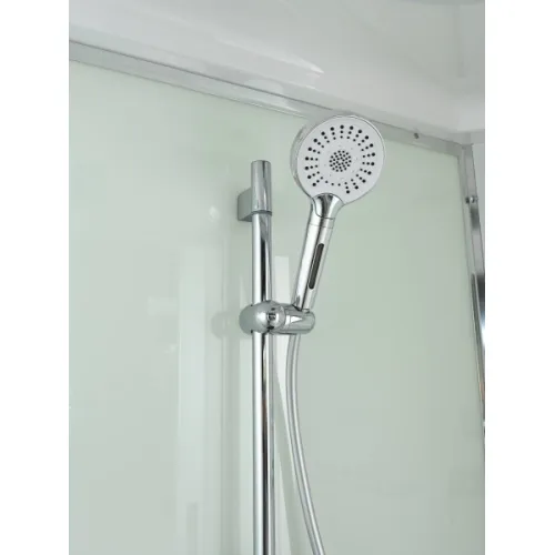 Душевая кабина AvaCan EM2080/2090/2010/2011T прозрачное стекло , низкий поддон, Цвет стекла: прозрачное, Цвет профиля: Хром, Выбрать размер: 80х80, Внешний вид: без гидромассажа, Наличие крыши: есть, изображение 97