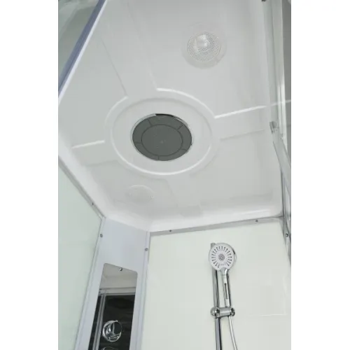 Душевая кабина AvaCan K2810 прозрачное/низкий, Цвет профиля: Хром, Выбрать размер: 100х80, Внешний вид: без гидромассажа, Наличие крыши: есть, изображение 15