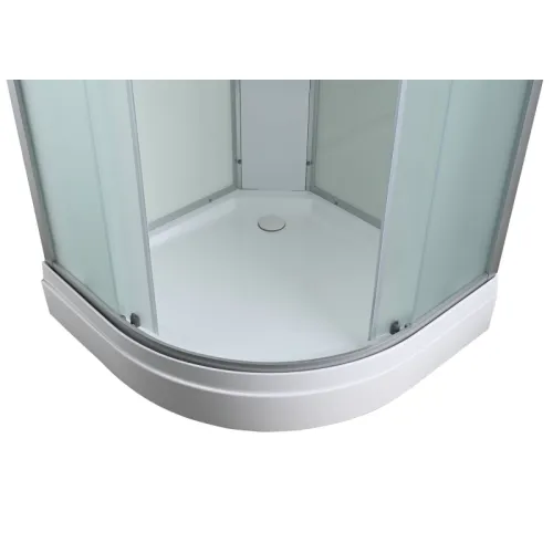 Душевая кабина AvaCan C2010/2080/2090 низкий поддон, Цвет стекла: матовое, Цвет профиля: Хром, Тип поддона : Низкий, Выбрать размер: 100х100, Внешний вид: без гидромассажа, Наличие крыши: есть, изображение 59