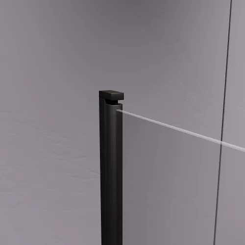 Шторка на ванну RGW SC-114B, Цвет стекла: прозрачное, Цвет профиля (вариация): Черный, Выбрать размер: 800, изображение 48