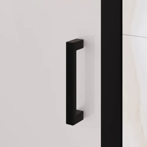 Душевая дверь RGW PA-016B, Цвет стекла: матовое, Цвет профиля (вариация): Черный, Выбрать размер: 120, изображение 10