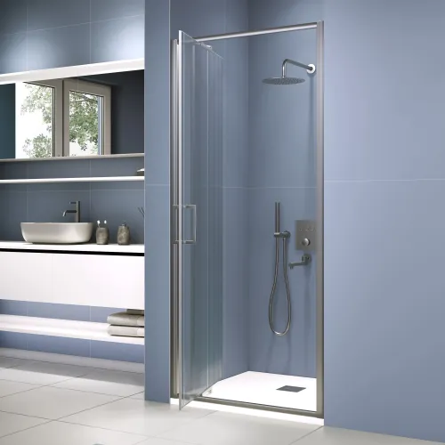 Душевая дверь RGW SV-05-Gr Серый/Ribbed, Цвет стекла: ребристое, Цвет профиля (вариация): Серый, Выбрать размер: 100, изображение 3