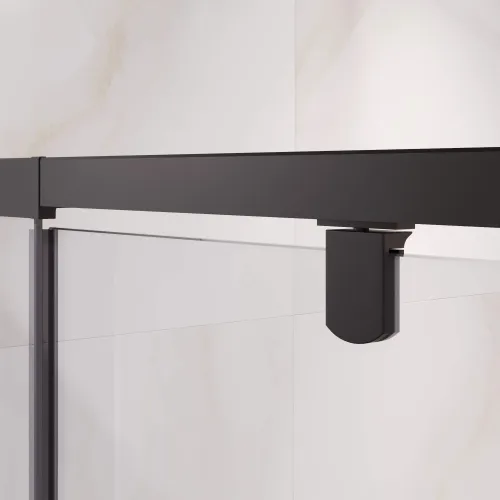 Душевая дверь RGW PA-008B, Цвет стекла: прозрачное, Цвет профиля (вариация): Черный, Выбрать размер: 100, изображение 26