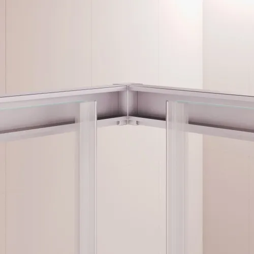 Душевой уголок RGW PA-030, Цвет стекла: прозрачное, Цвет профиля (вариация): Хром, Выбрать размер: 80х80, изображение 25