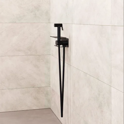 Гигиенический душ со смесителем RGW SP-221B, Выбрать цвет: Черный, изображение 57