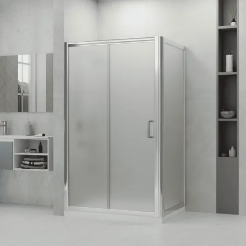 Душевой уголок RGW PA-045 матовое/хром, Цвет стекла: матовое, Цвет профиля: Хром, Выбрать размер: 100х80, изображение 11