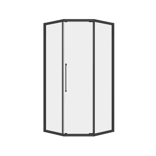 Душевой уголок RGW PA-86B, Цвет стекла: прозрачное, Цвет профиля (вариация): Черный, Выбрать размер: 900x900, изображение 33
