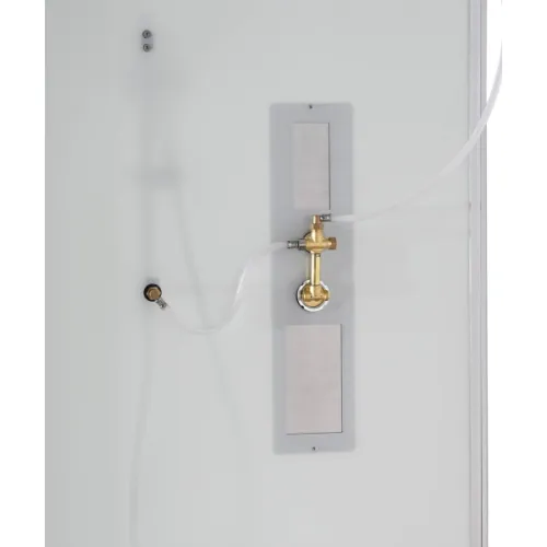 Душевая кабина AvaCan D3080/3090/3010 матовое стекло , средний поддон, Цвет профиля: Хром, Выбрать размер: 80х80, Внешний вид: без гидромассажа, Наличие крыши: есть, изображение 68