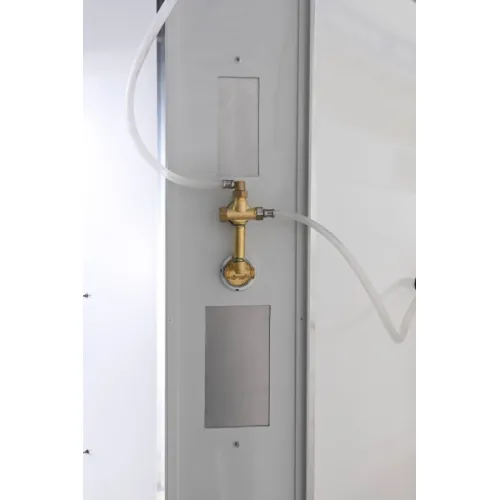 Душевая кабина AvaCan EM2080/2090/2010 матовое стекло, низкий поддон, Цвет стекла: матовое, Цвет профиля: Хром, Выбрать размер: 80х80, Внешний вид: без гидромассажа, Наличие крыши: есть, изображение 92