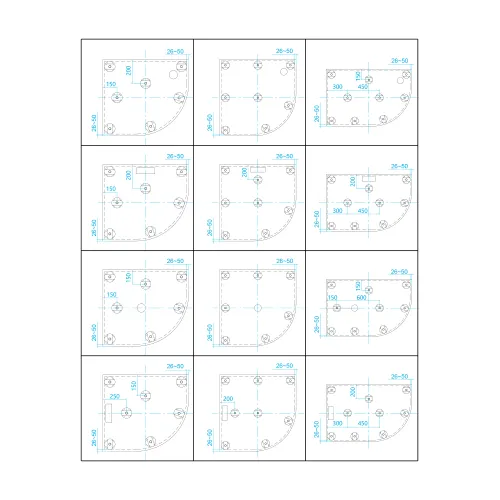 Душевой поддон асимметричный RGW ST/AL-W Белый, Выбрать цвет: Белый, Выбрать размер: 800х1200, Ориентация: Левая, изображение 39