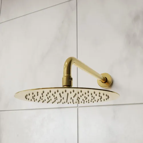 Душевая система встраиваемая RGW SP-55G, Выбрать цвет: Золото, изображение 3
