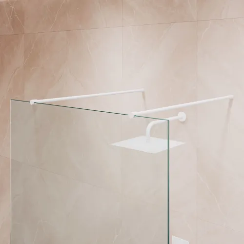 Душевая перегородка RGW WA-016W, Цвет стекла: прозрачное, Цвет профиля (вариация): Белый, Выбрать размер: 140, изображение 4