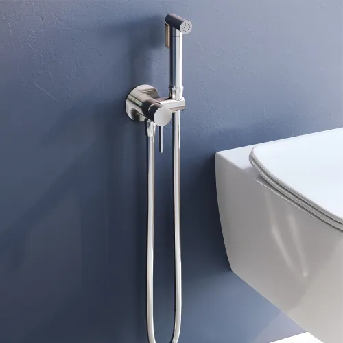 Гигиенический душ со смесителем RGW SP-211, Выбрать цвет: Хром, изображение 48