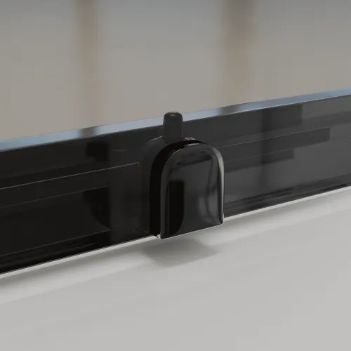 Душевая дверь RGW CL-13B тонированное/черный, Цвет стекла: тонированное, Цвет профиля: Черный, Выбрать размер: 120, изображение 11