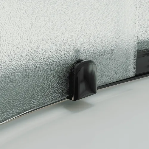 Душевой уголок RGW CL-56B рифленое/черный, Цвет стекла: рифленое, Цвет профиля: Черный, Выбрать размер: 900x900, изображение 46