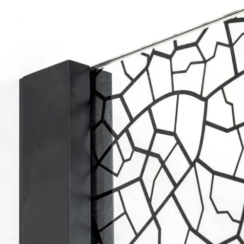 Душевая перегородка AvaCan MB100/110/120, Цвет стекла: с рисунком, Цвет профиля: Черный, Выбрать размер: 120, изображение 79