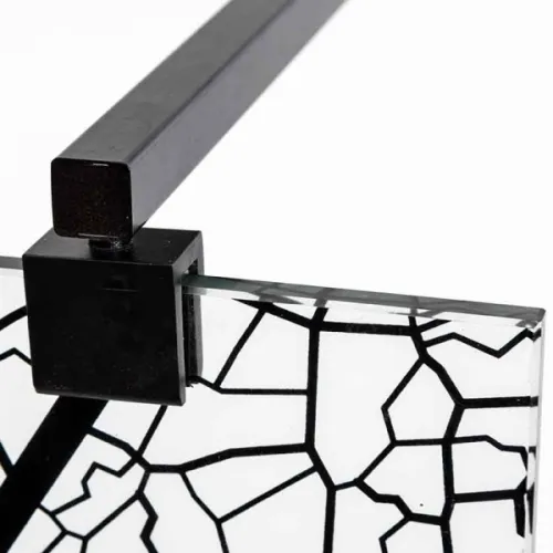 Душевая перегородка AvaCan MB100/110/120, Цвет стекла: с рисунком, Цвет профиля: Черный, Выбрать размер: 120, изображение 107