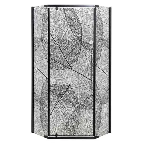 Душевой уголок AvaCan PB 90/100, Цвет стекла: с рисунком, Цвет профиля: Черный, Выбрать размер: 90х90, изображение 16