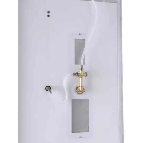 Душевая кабина AvaCan D2080/2090/2010 матовое стекло, низкий поддон, Цвет стекла: матовое, Цвет профиля: Хром, Выбрать размер: 80х80, Внешний вид: без гидромассажа, Наличие крыши: есть, изображение 63