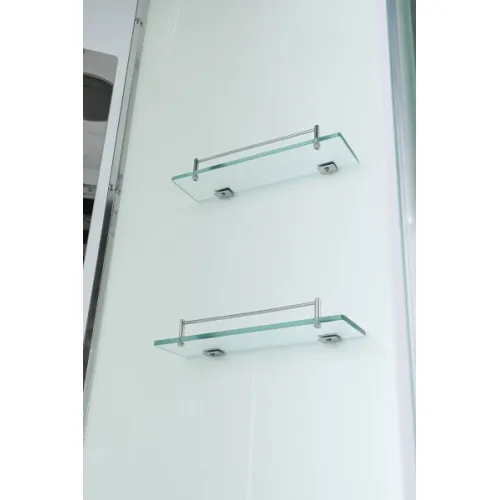 Душевая кабина AvaCan EM2080/2090/2010 матовое стекло, низкий поддон, Цвет стекла: матовое, Цвет профиля: Хром, Выбрать размер: 80х80, Внешний вид: без гидромассажа, Наличие крыши: есть, изображение 153