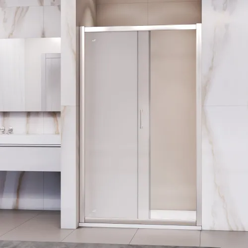 Душевая дверь RGW PA-016, Цвет стекла: матовое, Цвет профиля (вариация): Хром, Выбрать размер: 140, изображение 10