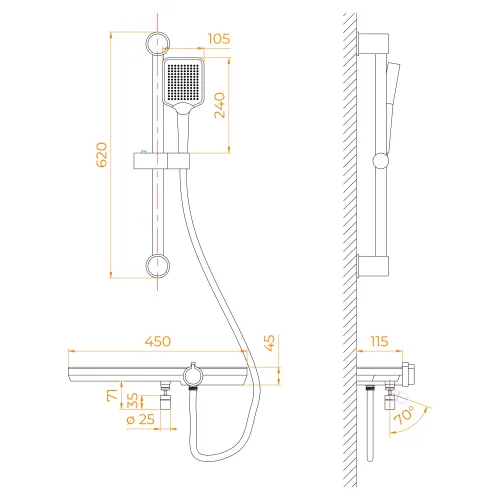 Смеситель душевой RGW SP-41Gr, изображение 41