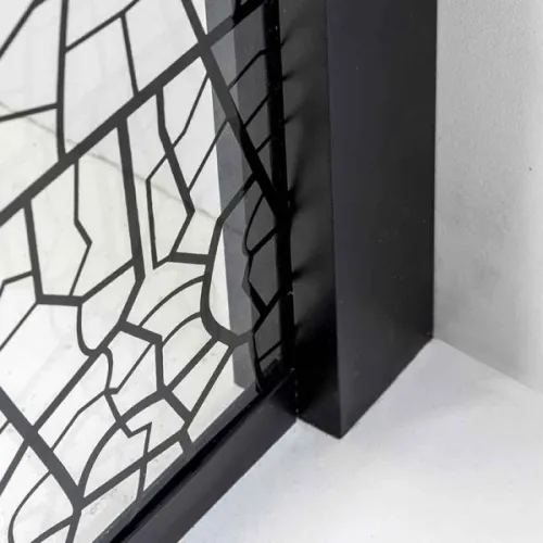 Душевой уголок AvaCan PB 90/100, Цвет стекла: с рисунком, Цвет профиля: Черный, Выбрать размер: 90х90, изображение 33