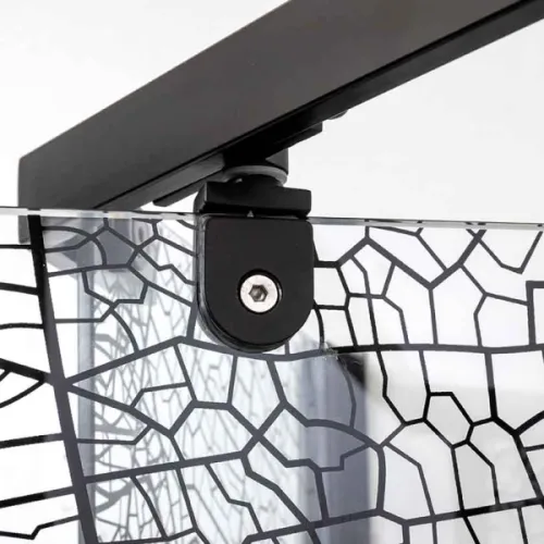 Душевой уголок AvaCan PB 90/100, Цвет стекла: с рисунком, Цвет профиля: Черный, Выбрать размер: 90х90, изображение 81