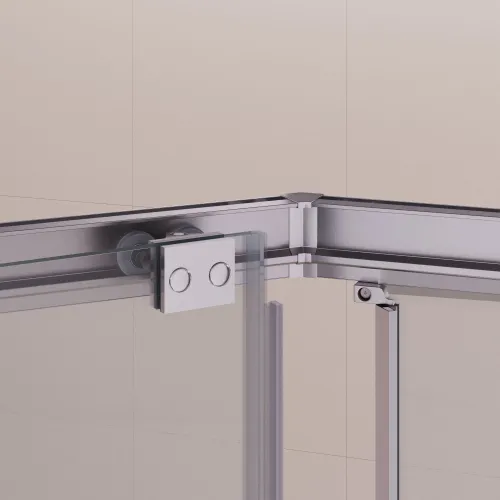 Душевой уголок RGW PA-86, Цвет стекла: прозрачное, Цвет профиля (вариация): Хром, Выбрать размер: 900x900, изображение 30