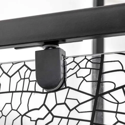 Душевой уголок AvaCan PB 90/100 MT, Цвет стекла: матовое с рисунком, Цвет профиля: Черный, Выбрать размер: 90х90, изображение 44