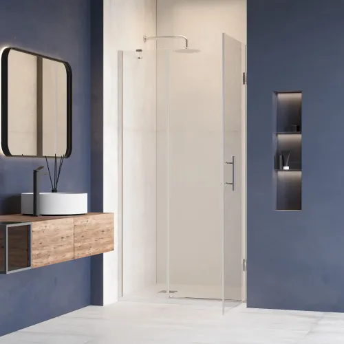 Душевая дверь RGW HO-012, Цвет стекла: прозрачное, Цвет профиля (вариация): Хром, Выбрать размер: 90, изображение 11
