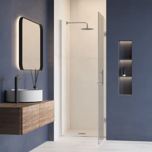 Душевая дверь RGW HO-011, Цвет стекла: прозрачное, Цвет профиля (вариация): Хром, Выбрать размер: 60, изображение 10