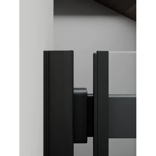 Душевая дверь RGW TO-14B, Цвет стекла: прозрачное, Цвет профиля (вариация): Черный, Выбрать размер: 170, изображение 6