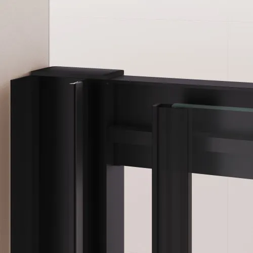 Душевая дверь RGW PA-016B, Цвет стекла: прозрачное, Цвет профиля (вариация): Черный, Выбрать размер: 120, изображение 5