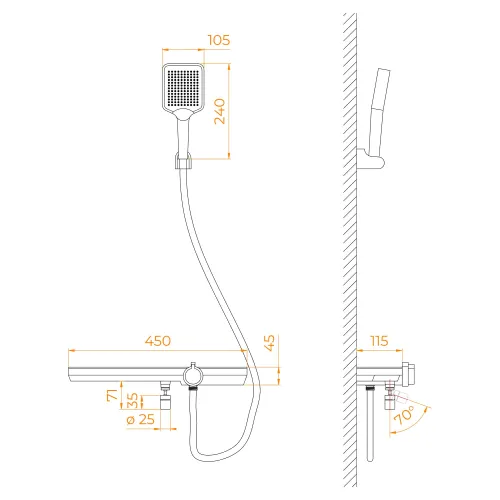 Смеситель душевой RGW SP-40Gr, изображение 51