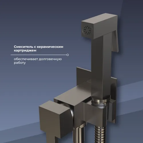 Гигиенический душ со смесителем RGW SP-212Gr, Выбрать цвет: Никель, изображение 20