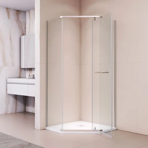 Душевой уголок RGW PA-82, Цвет стекла: прозрачное, Цвет профиля (вариация): Хром, Выбрать размер: 800*800, изображение 12