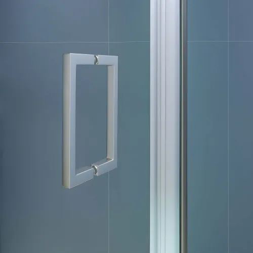 Душевая дверь   RGW SV-05 Хром/Комбинированое, Цвет стекла: матовое/прозрачное, Цвет профиля (вариация): Хром, Выбрать размер: 100, изображение 4