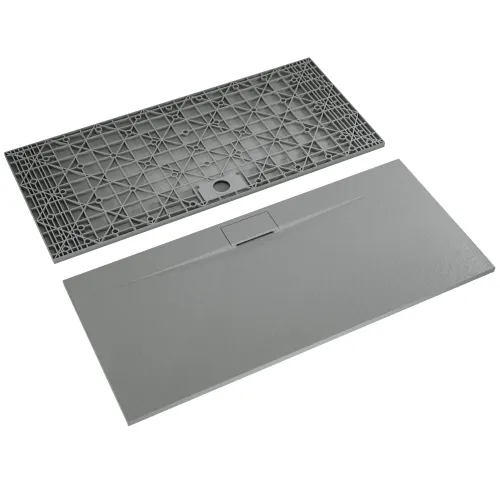 Душевой поддон прямоугольный RGW TKS-Gr Серый, Выбрать цвет: Серый, Тип поддона : Низкий, Выбрать размер: 80х200, изображение 3