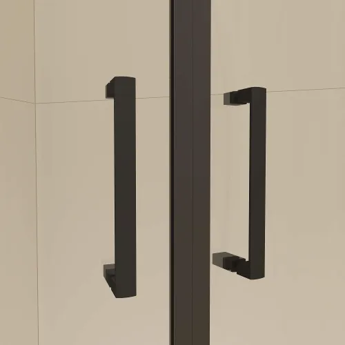 Душевой уголок RGW CL-55B, Цвет стекла: прозрачное, Цвет профиля: Черный, Выбрать размер: 900x900, изображение 51