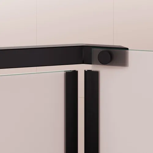 Душевой уголок RGW PA-081B матовое, Цвет стекла: матовое-сатинат, Цвет профиля (вариация): Черный, Выбрать размер: 120х120, изображение 20